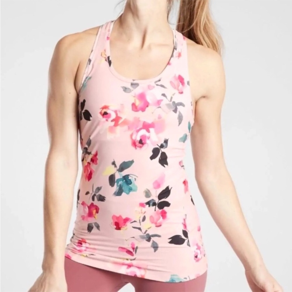 NWT Athleta Shanti Floral Racerback Tank Top